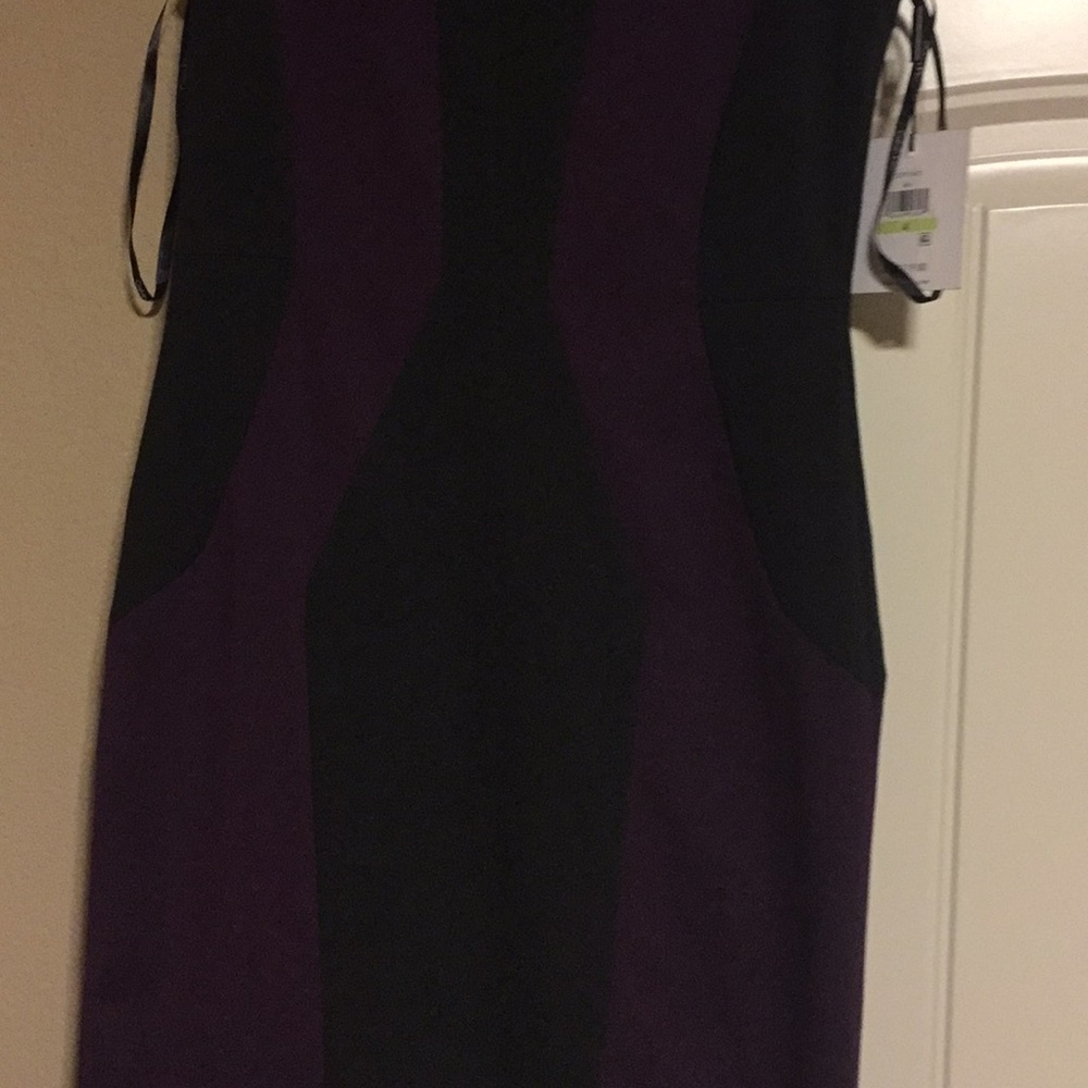 Calvin Klein dress 4 purple & black